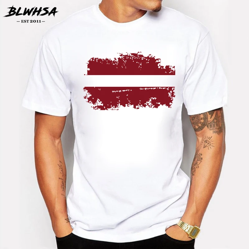 BLWHSA Summer Latvia Flag T Shirts Men Fashion Short Sleeve Cotton Funny T-shirt Latvia Ethnic Nostalgia Men Tops Tees
BLWHSA Summer Latvia Flag T Shirts Men Fashion Short Sleeve Cotton Funny T-shirt Latvia Ethnic Nostalgia Men Tops Tees