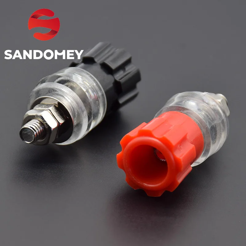 1Pair red black JS-900A transparent 3mm Terminal Banana Plug Socket Connector High-power current SCR material Welding
1Pair red black JS-900A transparent 3mm Terminal Banana Plug Socket Connector High-power current SCR material Welding