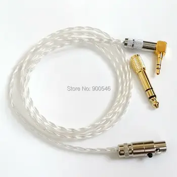 1.5m 5ft L -type plug 6core 4N OCC Silver plated Headphone Cable Upgrade Cable for AKG K240 K242 K271 K272 K702 Q701 DAC
1.5m 5ft L -type plug 6core 4N OCC Silver plated Headphone Cable Upgrade Cable for AKG K240 K242 K271 K272 K702 Q701 DAC