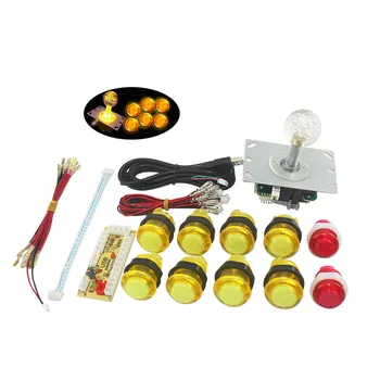 Zero Delay Joystick Arcade DIY Kit LED Push Button+Joystick+USB Encoder+Wire Harness USB Controller For Arcade Mame Arcade Game
Zero Delay Joystick Arcade DIY Kit LED Push Button+Joystick+USB Encoder+Wire Harness USB Controller For Arcade Mame Arcade Game