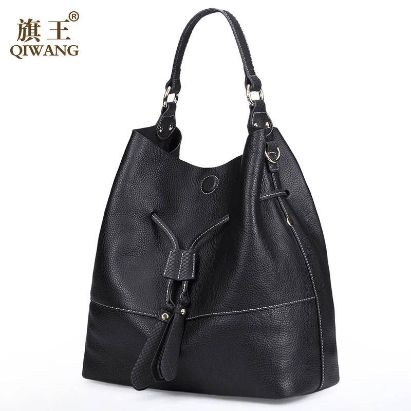 QIWANG 2016 New Lady Cowhide Genuine Leather Bags For Women 2016 Women Bags Spanish Brand Bucket Bag Handbag Fashion
QIWANG 2016 New Lady Cowhide Genuine Leather Bags For Women 2016 Women Bags Spanish Brand Bucket Bag Handbag Fashion