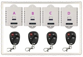 NEW 85V 110V C220V 240v 1CH 10A Radio Controller RF Wireless Relay Remote Control Switch teleswitch 4 Transmitter +4 Receiver
NEW 85V 110V C220V 240v 1CH 10A Radio Controller RF Wireless Relay Remote Control Switch teleswitch 4 Transmitter +4 Receiver