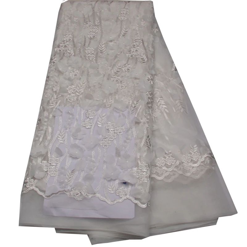 White color New design african 3d lace fabric good looking french net lace fabric for wedding dress tulle lace fabric NA691B-1
White color New design african 3d lace fabric good looking french net lace fabric for wedding dress tulle lace fabric NA691B-1
