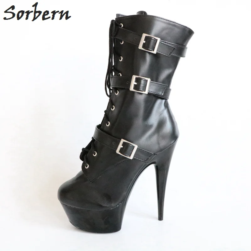 Sorbern Booties Womens Shoes Fall Boots 15Cm High Heels Runway Shoes Ankle High Black Booties Platform Boots Ankle Booties
Sorbern Booties Womens Shoes Fall Boots 15Cm High Heels Runway Shoes Ankle High Black Booties Platform Boots Ankle Booties