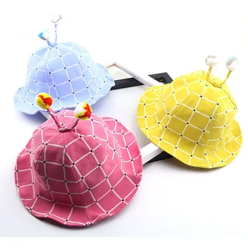 Korean fisherman hat fashion lattice children's basin cap cute tent visor new spring summer baby hat newborn photography props
Korean fisherman hat fashion lattice children's basin cap cute tent visor new spring summer baby hat newborn photography props