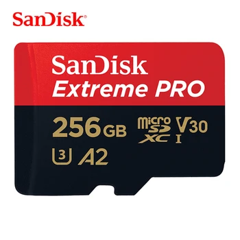 

SanDisk 64GB Extreme PRO Flash Memory Card 256GB TF Card 128GB MicroSD Card UHS-I U3 C10 V30 A2 4K UHD 170MB/s With SD Adapter