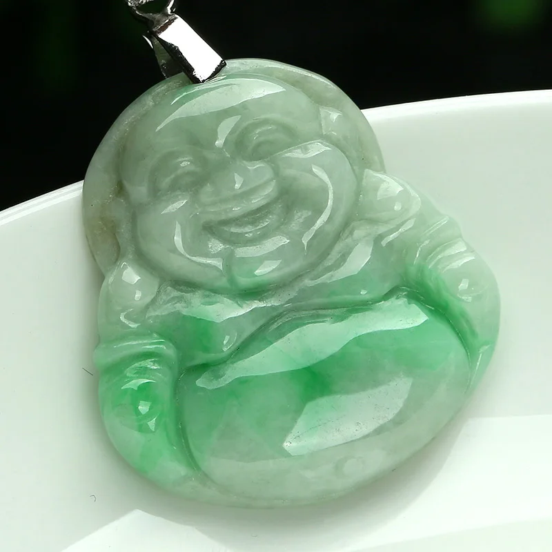 Natural wind Yang green jade jade Buddha Pendant Necklace Burma jade female male Jade Buddha
Natural wind Yang green jade jade Buddha Pendant Necklace Burma jade female male Jade Buddha