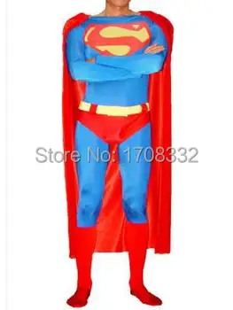 Classic Superman Costume Red Lycra Spandex Superman Costume with cape halloween Cosplay costume
Classic Superman Costume Red Lycra Spandex Superman Costume with cape halloween Cosplay costume