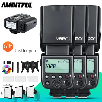 Free DHL 3x Godox V850II GN60 2.4G Wireless X System Li-ion Battery Speedlite +X1T Transmitter for Nikon Canon Sony Olympus Fuji
Free DHL 3x Godox V850II GN60 2.4G Wireless X System Li-ion Battery Speedlite +X1T Transmitter for Nikon Canon Sony Olympus Fuji