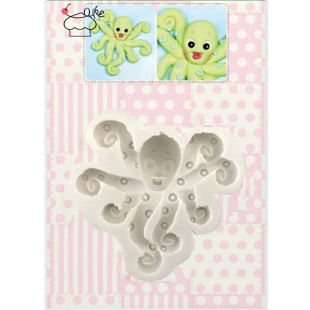 Aouke Molds Octopus Silicone Mold 3D Fondant Mold Cakes Decorating Tools DIY Gumpaste Kitchen Bakeware K107
Aouke Molds Octopus Silicone Mold 3D Fondant Mold Cakes Decorating Tools DIY Gumpaste Kitchen Bakeware K107