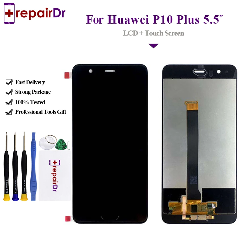 10Pcs/Lot For Huawei P10 Plus LCD Screen Display+Touch Digitizer Assembly VKY-L09 VKY-L29 For Huawei P10 Plus LCD Display+Tools
10Pcs/Lot For Huawei P10 Plus LCD Screen Display+Touch Digitizer Assembly VKY-L09 VKY-L29 For Huawei P10 Plus LCD Display+Tools
