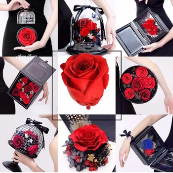 6pcs High Quality Preserved Flowers Flower Immortal Rose 5-6cm diameter mothers day gift Eternal Life Flower Material gift box
6pcs High Quality Preserved Flowers Flower Immortal Rose 5-6cm diameter mothers day gift Eternal Life Flower Material gift box