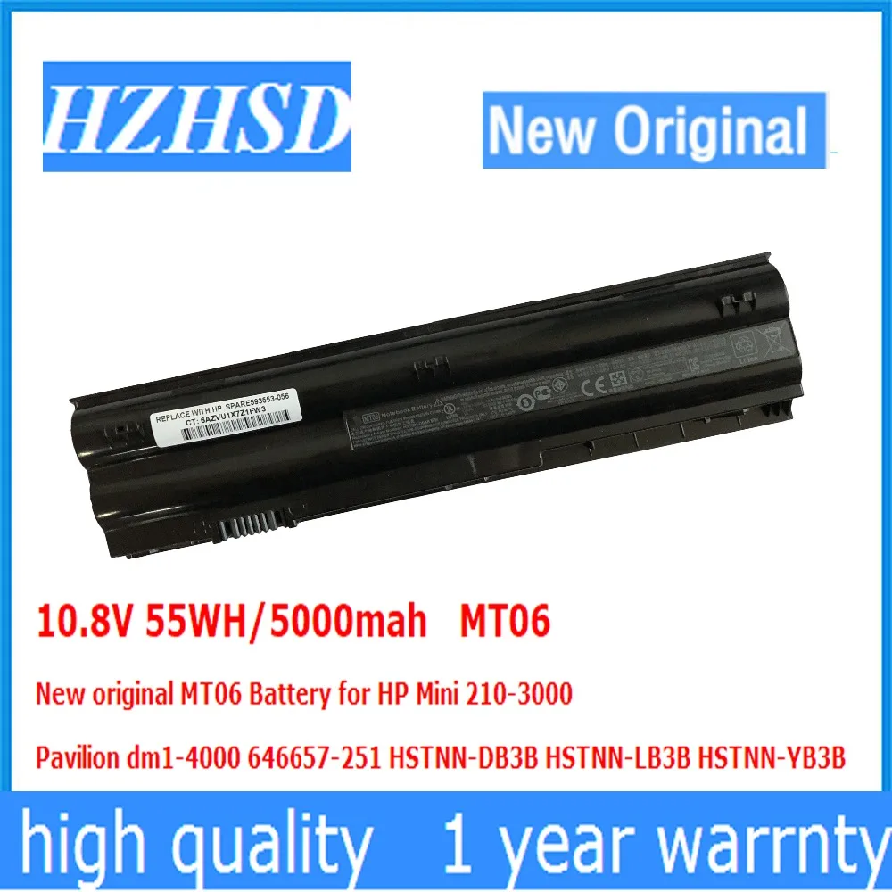 10.8V 55WH/5000mah MT06 New original MT06 Battery for HP Mini 210-3000 Pavilion dm1-4000 646657-251 HSTNN-DB3B HSTNN-LB3B YB3B
10.8V 55WH/5000mah MT06 New original MT06 Battery for HP Mini 210-3000 Pavilion dm1-4000 646657-251 HSTNN-DB3B HSTNN-LB3B YB3B