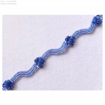 Free Shipping 1Yard x New Fashion Handmade Blue Sequined Beaded Flower Lace Applique Trim Dancing Dress Costume Decorating PBT2B
Free Shipping 1Yard x New Fashion Handmade Blue Sequined Beaded Flower Lace Applique Trim Dancing Dress Costume Decorating PBT2B