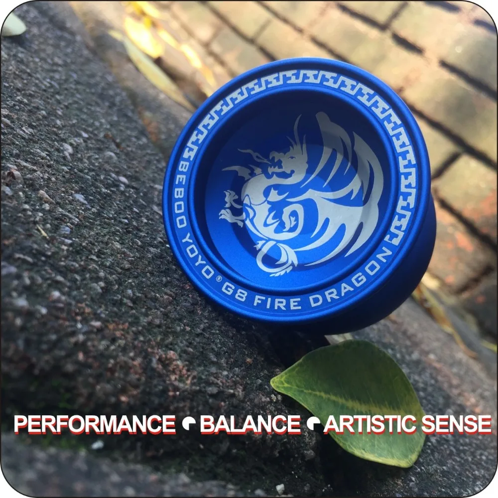 BEBOO-G8-Blue-Fire-Dragon-yoyo-Professional-YoYo-Ball-Aluminum-Alloy-yo-yo-set-Yo-yo (3)