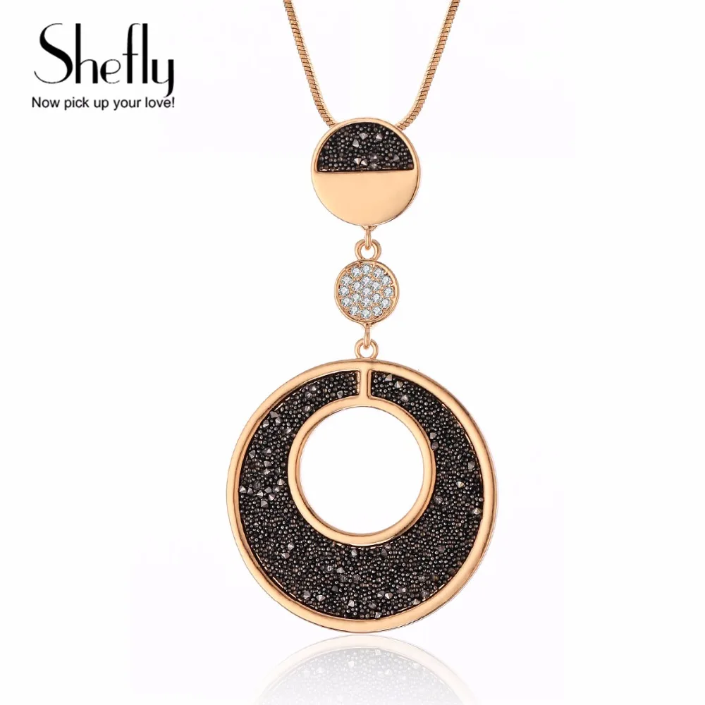 2018 Vintage Woman Geometric Big Circle Crystal Crystal Pendant Necklaces Long Snake Chain Fashion Jewelry Accessories
2018 Vintage Woman Geometric Big Circle Crystal Crystal Pendant Necklaces Long Snake Chain Fashion Jewelry Accessories