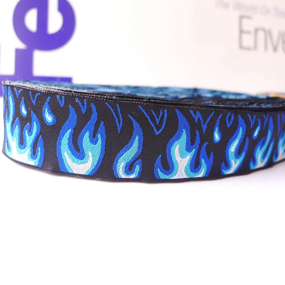 1'' 25mm Wide Blue Flames Jacquard Ribbon For Dog Collars Free Shipping DHL Express For Combine Order $150+
1'' 25mm Wide Blue Flames Jacquard Ribbon For Dog Collars Free Shipping DHL Express For Combine Order $150+