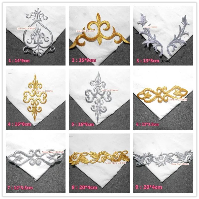 Exquisite Gold and Silver Embroidered Patches A Variety of Styles Can Be Selected DIY Clothing Accessories
Exquisite Gold and Silver Embroidered Patches A Variety of Styles Can Be Selected DIY Clothing Accessories