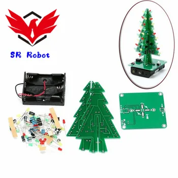 Three-Dimensional 3D Christmas Tree LED DIY Toy Kit Red/Green/Yellow LED Flash Circuit Kit Electronic Fun Suite Christmas Gift
Three-Dimensional 3D Christmas Tree LED DIY Toy Kit Red/Green/Yellow LED Flash Circuit Kit Electronic Fun Suite Christmas Gift