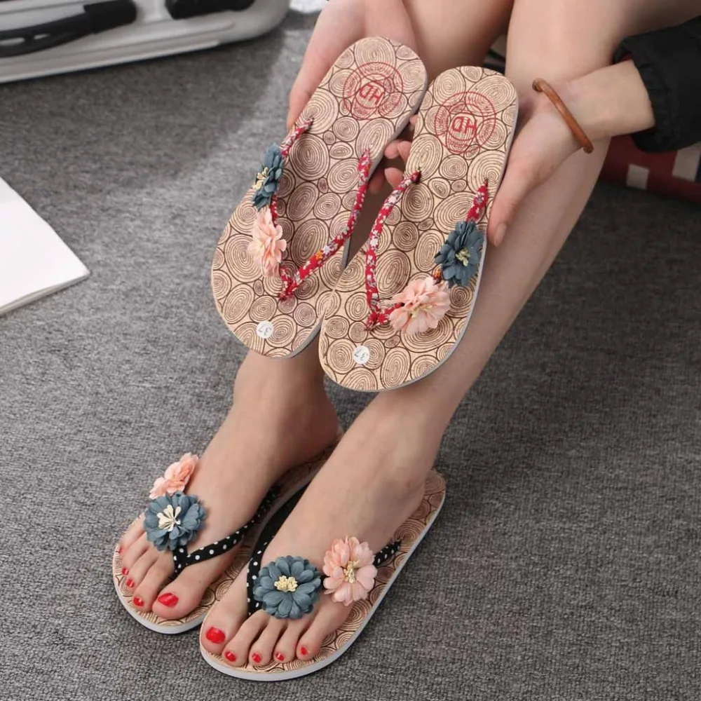 xiniu Summer Women's Non-Slip Flower Flip Flops Slippers Flat Beach Slippers Shoes Woman Slip on Flats Female Slides #030622
xiniu Summer Women's Non-Slip Flower Flip Flops Slippers Flat Beach Slippers Shoes Woman Slip on Flats Female Slides #030622