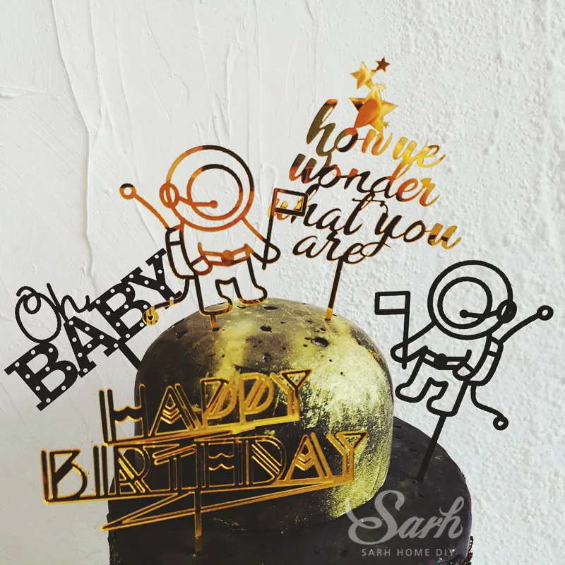 Space Series Astronaut Wreath "Oh Baby" Cake Topper Dessert Decoration for Birthday Party Lovely Gifts
Space Series Astronaut Wreath "Oh Baby" Cake Topper Dessert Decoration for Birthday Party Lovely Gifts