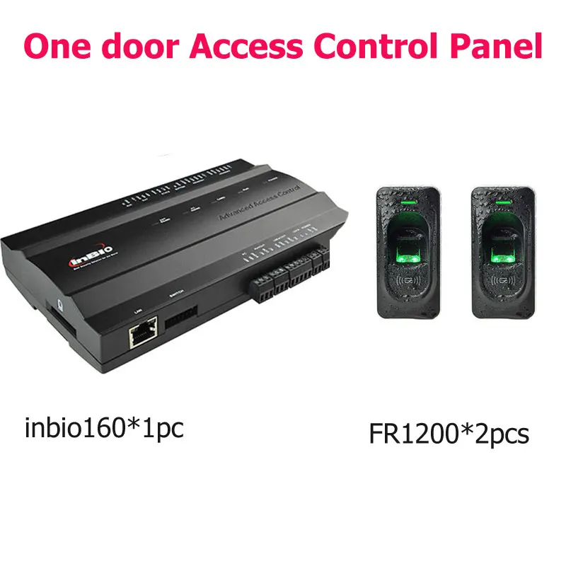 Fingerprint Door Access Control Panel rfid Access Control System Inbio160 Access Controller+FR1200 Fingerprint Reader
Fingerprint Door Access Control Panel rfid Access Control System Inbio160 Access Controller+FR1200 Fingerprint Reader