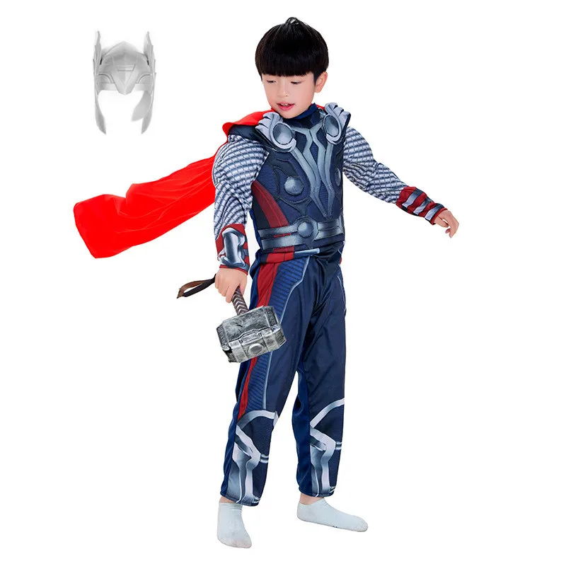 Kids Boy Superhero Thor Muscle Costume Halloween Children's Day Avengers Cosplay Fantasia Fancy Costume
Kids Boy Superhero Thor Muscle Costume Halloween Children's Day Avengers Cosplay Fantasia Fancy Costume
