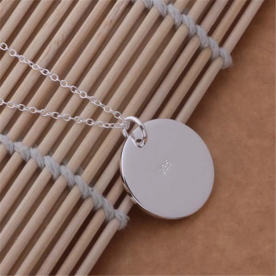 wholesale New high quality silver plated jewelry fashion trend women smooth round pendant necklace package mail p137
wholesale New high quality silver plated jewelry fashion trend women smooth round pendant necklace package mail p137