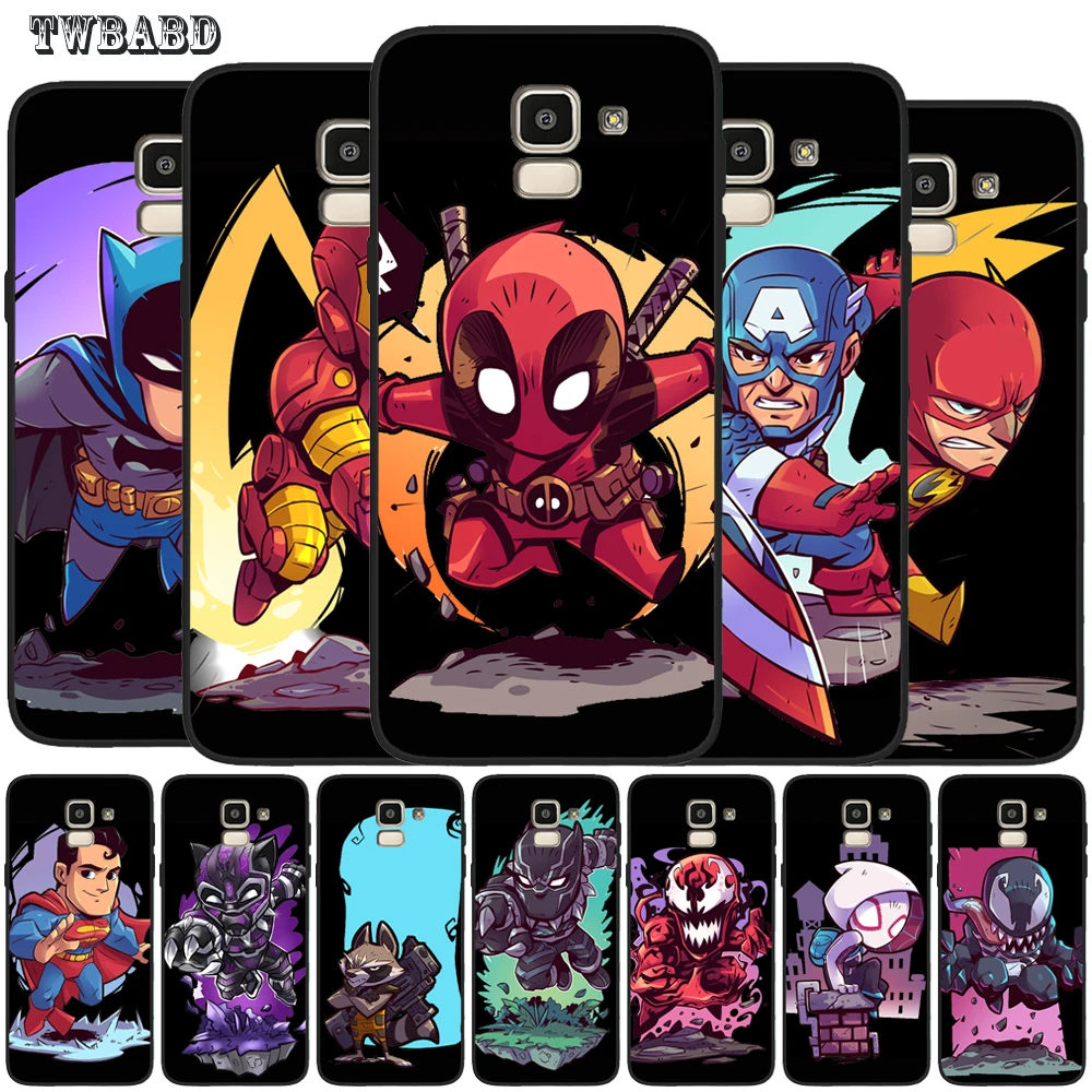 Marvel Soft Case For Samsung J4 J6 Plus J8 J2 2018 J3 J5 J7 2017 Iron Man Spiderman Deadpool Black Protective Cover
Marvel Soft Case For Samsung J4 J6 Plus J8 J2 2018 J3 J5 J7 2017 Iron Man Spiderman Deadpool Black Protective Cover