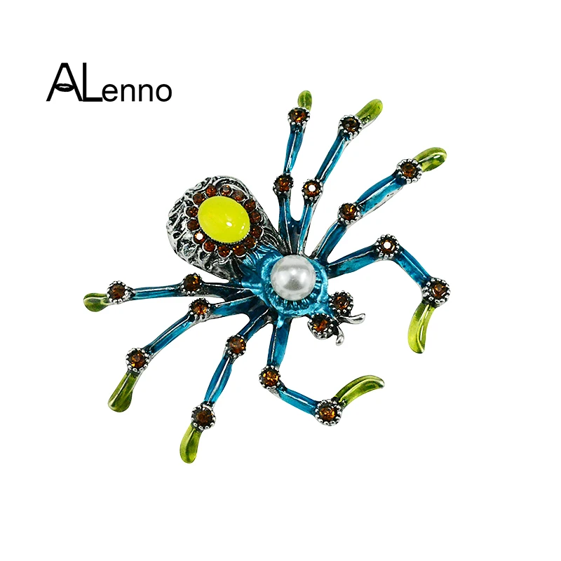 ALenno Antique Big Yellow Crystal Pearl Spider Brooches For Women Animal Jewelry Party Brooches Pins Broach Accessories Jewelry
ALenno Antique Big Yellow Crystal Pearl Spider Brooches For Women Animal Jewelry Party Brooches Pins Broach Accessories Jewelry