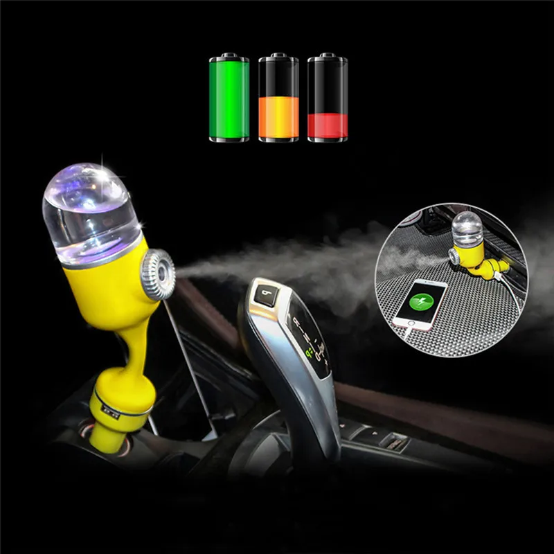 NEW ABS/PP/PC Mini Car Air Humidifier vehicular aromatherapy humidifier creative USB charging Air purifier Car Charger Freshener
NEW ABS/PP/PC Mini Car Air Humidifier vehicular aromatherapy humidifier creative USB charging Air purifier Car Charger Freshener