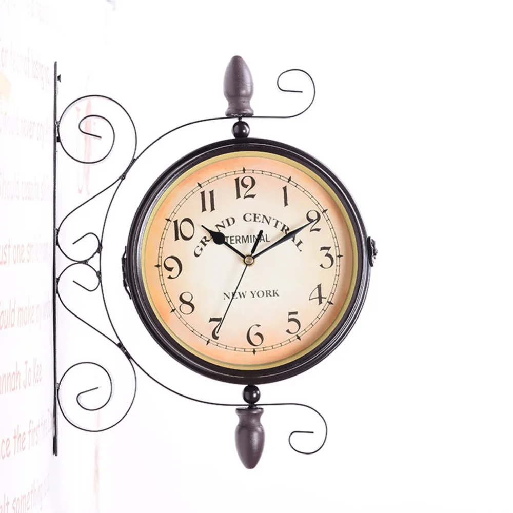Double-Side Wall Mount Clock with Mute Movement Home Office Hotel Decoration Gift -40
Double-Side Wall Mount Clock with Mute Movement Home Office Hotel Decoration Gift -40