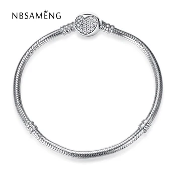 Real 925 Sterling Silver Original Moments Sparking Star & Clear CZ Snake Chain Bracelet Fit Women Pan Bangle Charm DIY Jewelry
Real 925 Sterling Silver Original Moments Sparking Star & Clear CZ Snake Chain Bracelet Fit Women Pan Bangle Charm DIY Jewelry