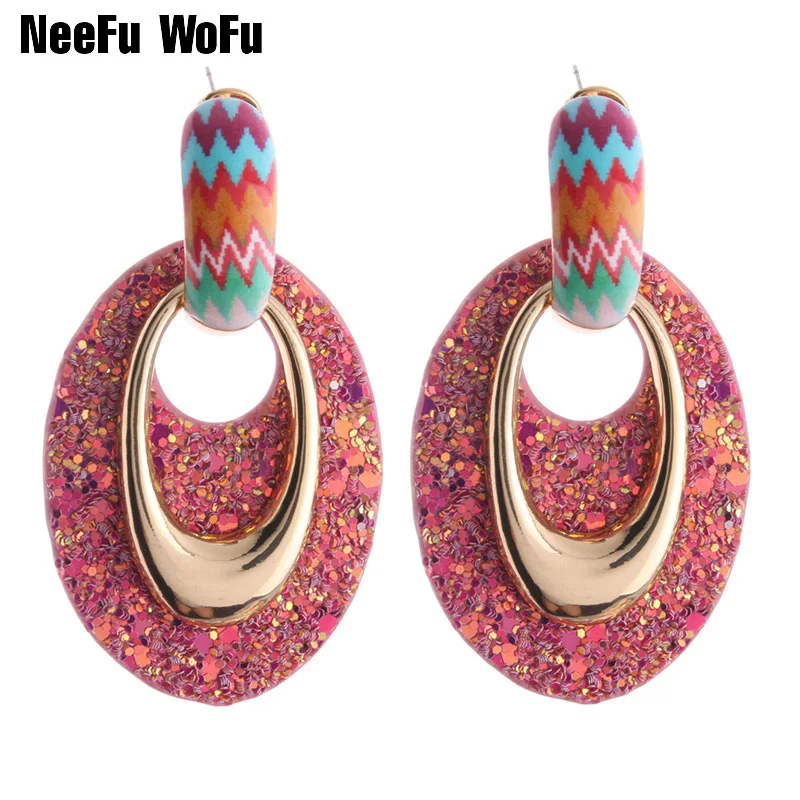 NeeFu WoFu Flash leather Earrings Round Big Earrings Ring for Woman Copper Earring Ring Large Long Brincos Oorbellen wholesale
NeeFu WoFu Flash leather Earrings Round Big Earrings Ring for Woman Copper Earring Ring Large Long Brincos Oorbellen wholesale