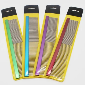 Pet Grooming Comb Supplies Dogs and Cats Stainless Steel Dense Sparse Comb for Remove Hair Pet Dog Cat Goods
Pet Grooming Comb Supplies Dogs and Cats Stainless Steel Dense Sparse Comb for Remove Hair Pet Dog Cat Goods