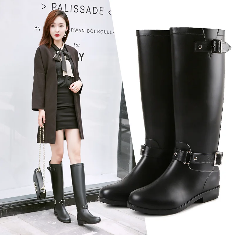 2020 New Woman Punk Style Zipper Tall Boots Women's Rain Warm Boots Ladies Spring Autumn Outdoor Rubber Water shoes
2020 New Woman Punk Style Zipper Tall Boots Women's Rain Warm Boots Ladies Spring Autumn Outdoor Rubber Water shoes