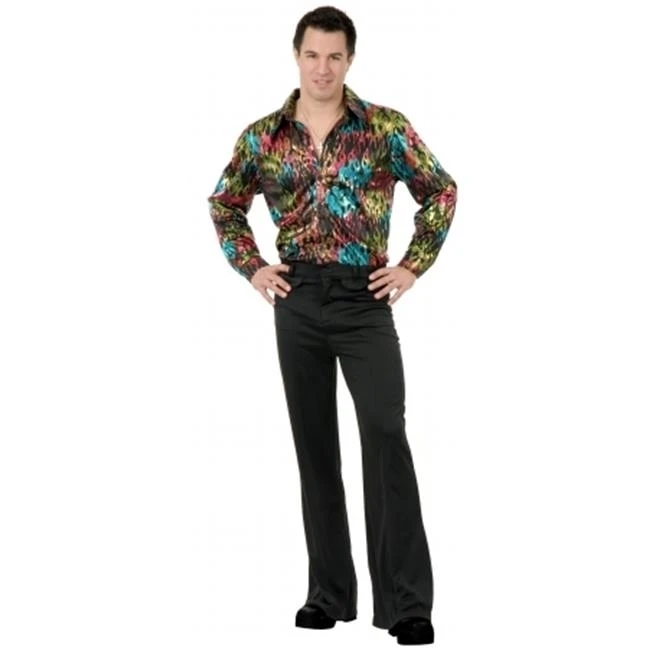 Charades Costumes 177709 Black Disco Pants Adult - Black - Size 32