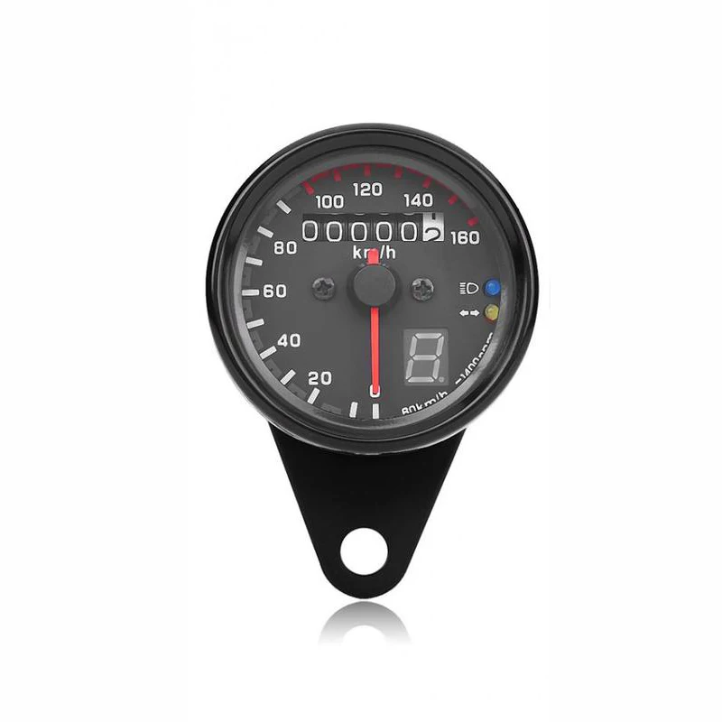 Motorcycle Dual Odometer Speedometer Gauges Gear Digital Display with LED Indicator Motorbike Speedometer Meter Universal
Motorcycle Dual Odometer Speedometer Gauges Gear Digital Display with LED Indicator Motorbike Speedometer Meter Universal