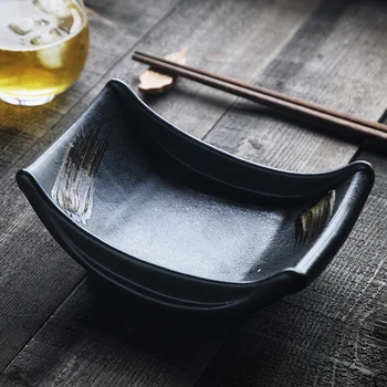 NIMITIME Japanese Style Ceramic Boat Shape Plate Long Sushi Sashimi Dessert Restaurant Home Hotel Dinner Plates Tableware
NIMITIME Japanese Style Ceramic Boat Shape Plate Long Sushi Sashimi Dessert Restaurant Home Hotel Dinner Plates Tableware