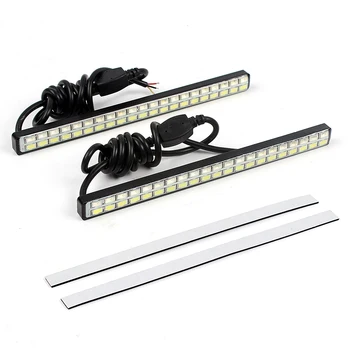 1 Pair Waterproof Car LED Daytime Running Lights Turn Signal Indicator Light DRL Car-styling White and Amber 42 LED Chips
1 Pair Waterproof Car LED Daytime Running Lights Turn Signal Indicator Light DRL Car-styling White and Amber 42 LED Chips