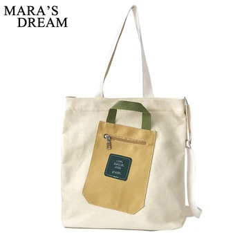 Mara's Dream Shoulder Bag New High Quality Canvas Girl Fashion Useful Solid Totes handbag Casual Zipper Shoulder Bags Women
Mara's Dream Shoulder Bag New High Quality Canvas Girl Fashion Useful Solid Totes handbag Casual Zipper Shoulder Bags Women