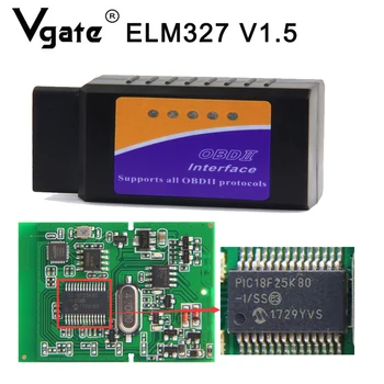 Elm327 Bluetooth V1.5 PIC18F25K80 OBD Code Reader Scanner Tool ELM327 V1.5/v2.1 OBDII Car Diagnostic For Android/Symbian
Elm327 Bluetooth V1.5 PIC18F25K80 OBD Code Reader Scanner Tool ELM327 V1.5/v2.1 OBDII Car Diagnostic For Android/Symbian
