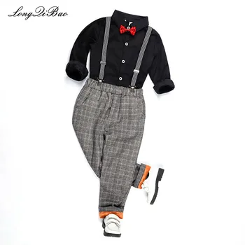 High quality boy cotton shirt plaid bib suit spring and autumn children plus velvet two-piece winter child flower girl dress per
High quality boy cotton shirt plaid bib suit spring and autumn children plus velvet two-piece winter child flower girl dress per
