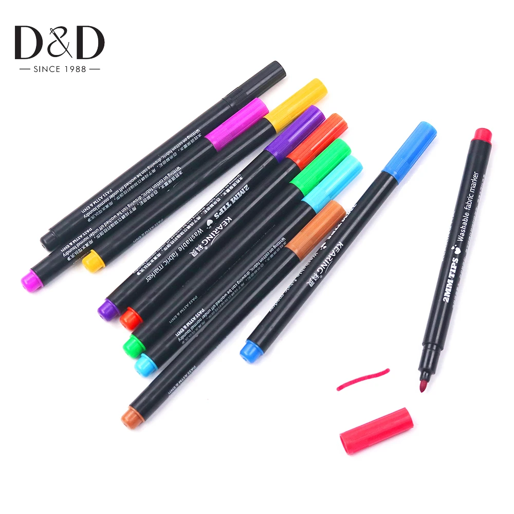10pcs/lot Colorful Fabric Marker Washable Fabric and T-Shirt Liner Marker Pens Replace Sewing Chalk Sewing Tools Accessories
10pcs/lot Colorful Fabric Marker Washable Fabric and T-Shirt Liner Marker Pens Replace Sewing Chalk Sewing Tools Accessories