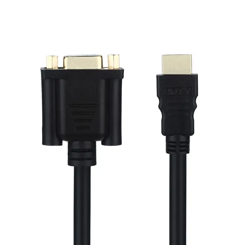 30CM Full HD 1080P HDMI Male to 15 Pin VGA Female Adapter Converter Cable Cord Line Wire for HDTV Accessories Kit
30CM Full HD 1080P HDMI Male to 15 Pin VGA Female Adapter Converter Cable Cord Line Wire for HDTV Accessories Kit
