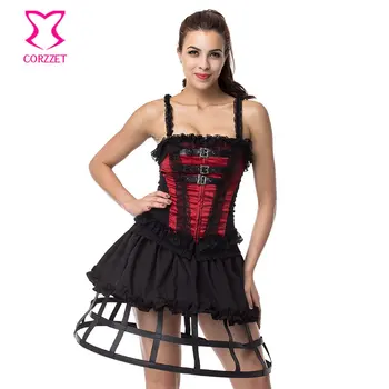 Red and Black Zipper Corset with Straps Victorian Lace Sexy Bustier Top Soft Waist Trainer Corsets and Bustiers Gothic Clothing
Red and Black Zipper Corset with Straps Victorian Lace Sexy Bustier Top Soft Waist Trainer Corsets and Bustiers Gothic Clothing