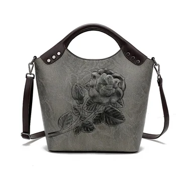 QINRANGUIO Crossbody Bags for Women 2020 New Design Women Leather Handbags with Floral Bucket Bag Women PU Leather Women Bag
QINRANGUIO Crossbody Bags for Women 2020 New Design Women Leather Handbags with Floral Bucket Bag Women PU Leather Women Bag