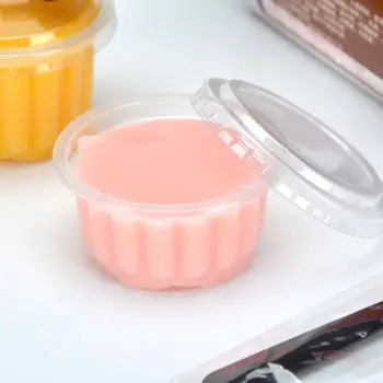 50Pcs Disposable Cups Set Of 150ml Sauce Pot Rippled Container Jello Shot Cup Slime Storage With Lid For Ketchup
50Pcs Disposable Cups Set Of 150ml Sauce Pot Rippled Container Jello Shot Cup Slime Storage With Lid For Ketchup