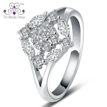 1 Pc High Quality 925 Sterling Silver Luxury White Cubic Zirconia flower Wedding Rings for Woman Female Fashion Jewelry
1 Pc High Quality 925 Sterling Silver Luxury White Cubic Zirconia flower Wedding Rings for Woman Female Fashion Jewelry