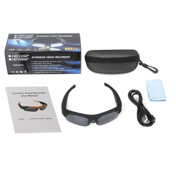 WD SM16 HD 1080P Sunglasses Camera Mini Camcorder Eyewear Video Recorder Wide angle 120 degrees Sports Glasses Support TF Card
WD SM16 HD 1080P Sunglasses Camera Mini Camcorder Eyewear Video Recorder Wide angle 120 degrees Sports Glasses Support TF Card